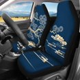 thumbnail image 3 of Uourmeti Pine Cloud Print Car Seat Covers Full Set Comfortable Driving Car Seat Cover Sets Lightweight Breathable Easy to Install Fit for Truck Cars, 3 of 10
