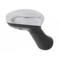 thumbnail image 2 of For Fiat 500 Mirror 2012-2018 Passenger Side Manual Folding Power | Heated | Type 1 | Temperature Sensor | Hatchback | Chrome FI1321101 | 5182468AC, 2 of 5