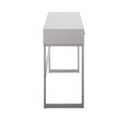 thumbnail image 3 of Franklin Contemporary Console Table In Grey Metal And Grey Wood By, 3 of 5