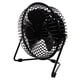thumbnail image 4 of Mini ventilador de escritorio con luz LED y USB, portátil, de metal, con pantalla de mensajes y temperatura, para el hogar y la oficina., 4 of 8