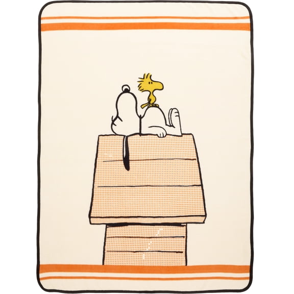 Peanuts Snoopy Kids Print Fleece Throw Blanket, 46 x 60