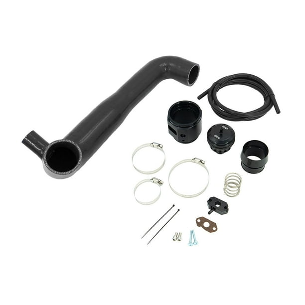 vacia el aluminio directo del tubo del silicón del reemplazo de los recambios del vehículo Negro