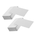 thumbnail image 1 of KONTONTY 200Pcs White Blank Metal Name Cards for Sublimation Printing and Engraving Projects, 1 of 8
