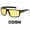 All Black Night Driving Yellow, variant on HD High Definition Blue Blocking Driving Sunglasses Yellow Tinted Lens Black Mat