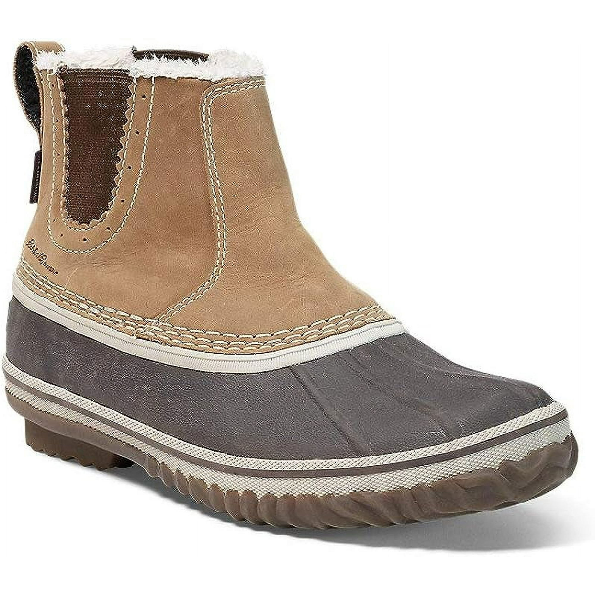 Eddie Bauer Size 7 Women s Hunt Pac Boots Slip On Outdoor Ready Beige 7