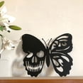 thumbnail image 3 of Injueey Mariposas vibrantes y creativas y arte de la pared del cráneo para una decoración única Opción de regalo no deformada Kits de decoración para fiestas D, 3 of 6