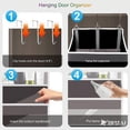 thumbnail image 7 of GADE over the door storage organizer, 5 pockets, 10 mesh pockets, 44 lbs capacity - for bedroom, bathroom, nursery, 7 of 7