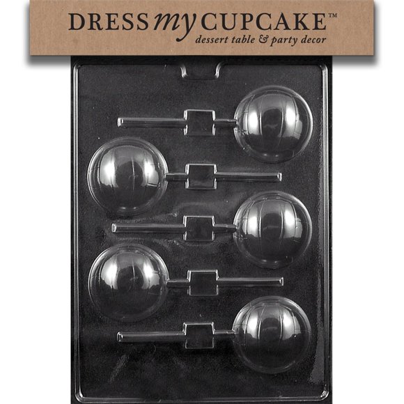 Dress My Cupcake Molde Para Dulces De Chocolate Piruleta De Voleibol