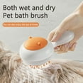 thumbnail image 2 of Dog Bath Brush Scrubber Soft Pet Grooming Brush,2-in-1 Pet Grooming Brush for Dogs & Cats–Dry/Wet Hair Removal, Dead Skin & Loose Fur Massage Bath Brush with Soft Silicone Bristles, 2 of 8
