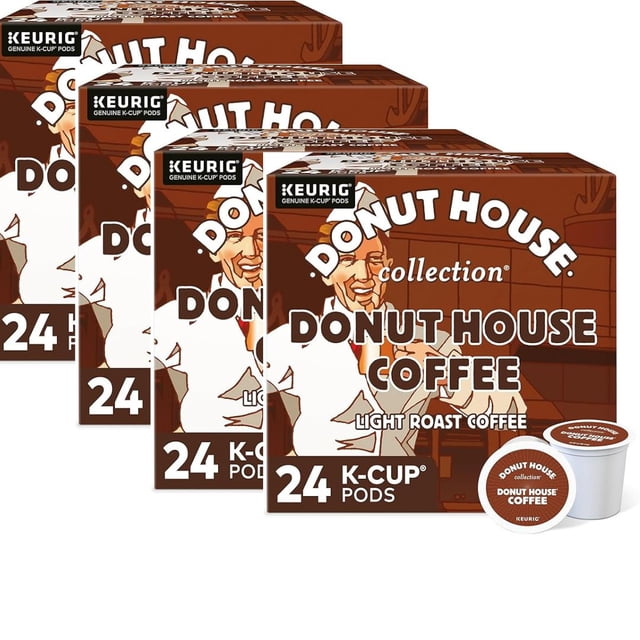 Donut house collection Régulier K-Cup Dosettes de Café, 96 Unités (Lot de 4)