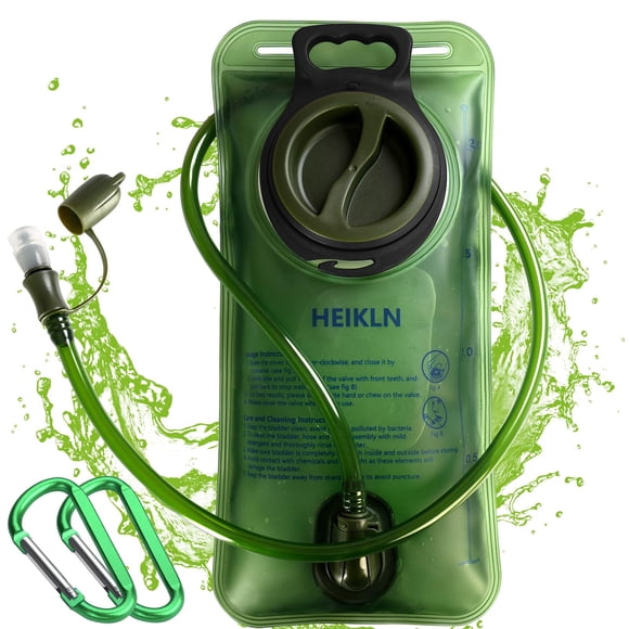 Reservorio de hidratación HEIKLN de 2L para mochila de senderismo, libre de BPA