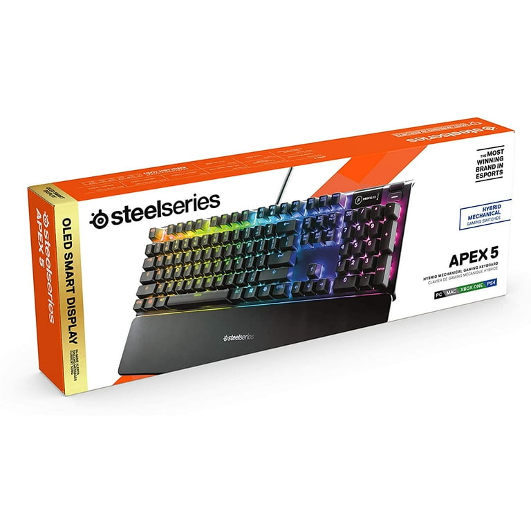 Gaming SteelSeries Illumination – Mechanical RGB Hybrid Blue 5 Apex Switch – Keyboard