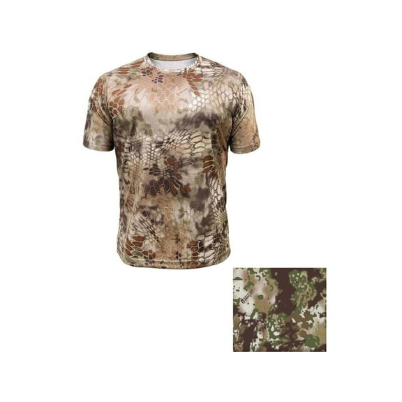 Kryptek Hyperion Short Sleeve Crew - Men's, Obskura Transitional, 2XL