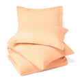 thumbnail image 3 of Nestl 3pc Cal King Duvet Cover Set, Luxury Microfiber Duvet Cover Cal King with 2 Pillow Shams, (98"x104"), Peach, 3 of 7