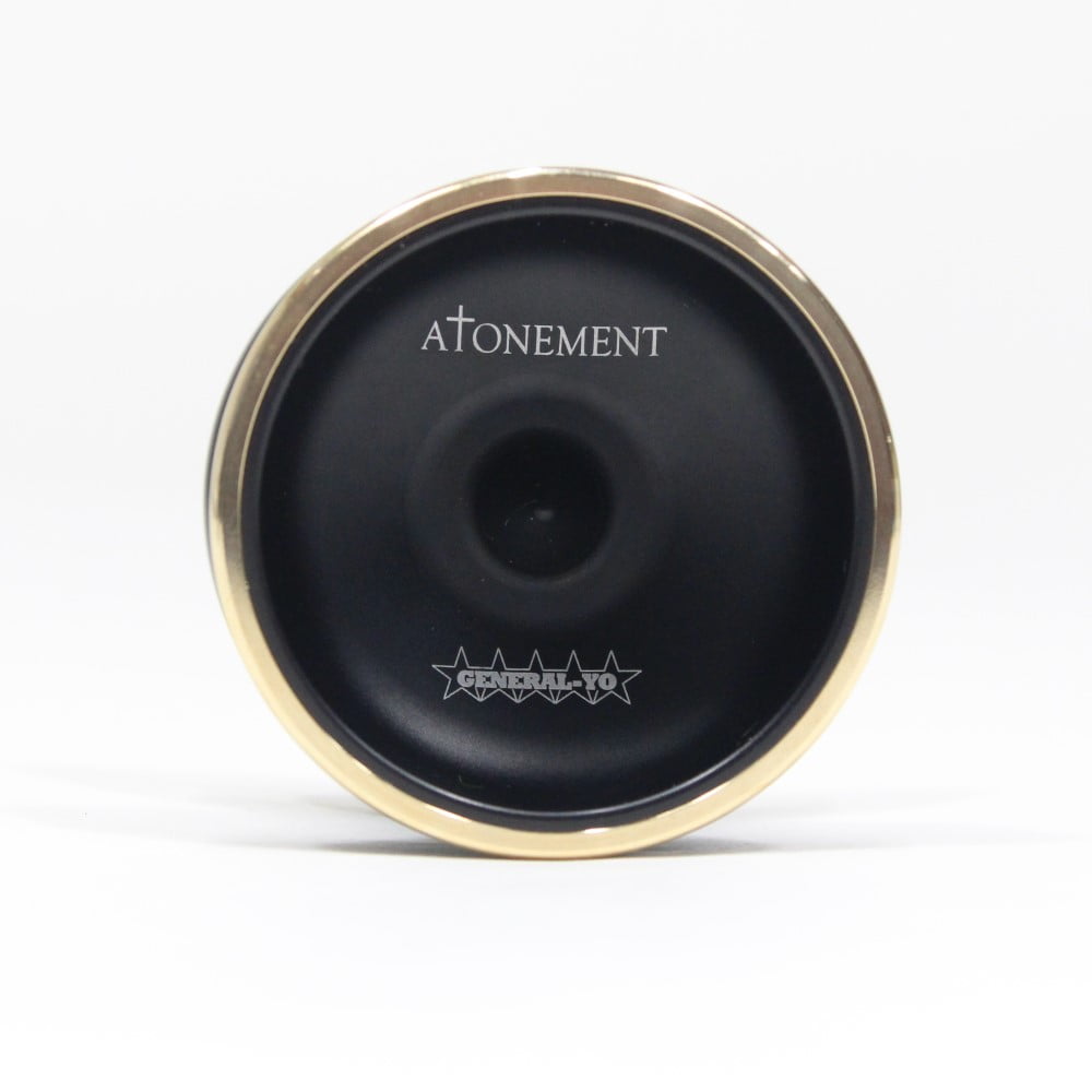 GENERAL-YO Atonement Yo-Yo - Brass Ring YoYo (Black)