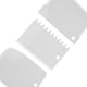 thumbnail image 5 of Naiovety 3 unids/set de herramientas de decoración de pasteles de plástico rascadores rebanadores panadería más hogar tienda Herramientas y accesorios para hornear Blanco, 5 of 6
