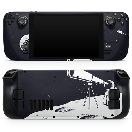 Design Skinz - Compatible with Steam Deck - Skin Decal Protective Scratch-Resistant Removable Vinyl Wrap Cover - Cute Cartoon Astronaut in Space V3