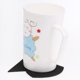 thumbnail image 1 of Símbolo de Sombrero de Graduación Posavaso de Botel Adornos Decorativos Graduación Negro perfecl tapete de copa, 1 of 8