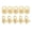 Gold, variant on Yammee 10Pcs Earring Back Lifters Hypoallergenical Ear Lobe Support for Droopy Ears