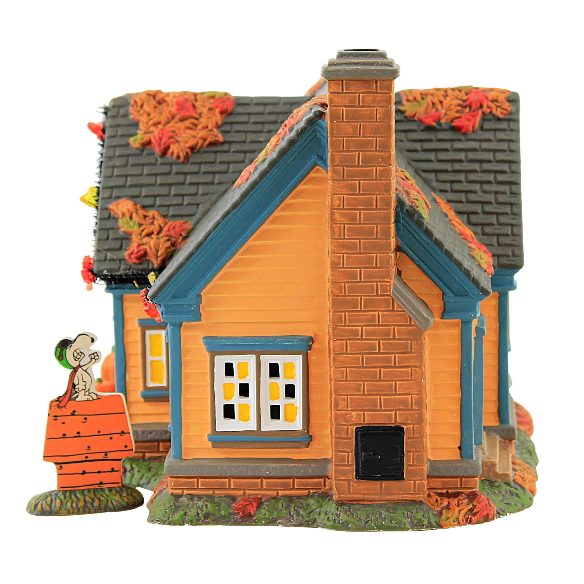 Department 56 House Trick-Or-Treat Lane W/ Peanuts Halloween