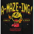 thumbnail image 2 of 1980 Arcade Game PACMAN A-Maze-Ing Unisex Plus Size Sweatshirt Brisco Brands 2X, 2 of 5