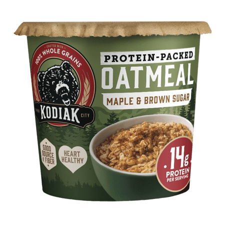 Kodiak Protein-Packed Maple Brown Sugar Instant Oatmeal Power Cup, 2.12 oz