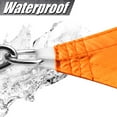 thumbnail image 4 of ColourTree 17' x 17' x 17' Custom Size Orange Triangle Waterproof Sun Shade Sail Canopy Awning Shelter, 95% UV Blockage Water Resistant, Outdoor Patio Garden Carport (We Customize Size), 4 of 7