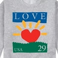 thumbnail image 3 of USPS - Love 29 - Men's Crew Neck Fleece Pullover, 3 of 5