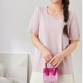 thumbnail image 5 of Lace square neck puff sleeve top, 5 of 11