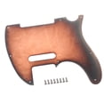 thumbnail image 3 of Metal Scratch Plate Pickup Agujero De Montaje Para Fernsehsender Guitarra Eléctrica Pieza De Repuesto DIY, Bronce Rojo Hugo Placa de rasguño de guitarra Pickguard, 3 of 9