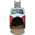 thumbnail image 3 of American Cat Club Cat House with Scratcher & Catnip included - Retro Van, 3 of 5