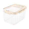 thumbnail image 2 of DOLITY Cereal Rice Food Storage Container Clear Sealed Can Large Capacity Flour Bin 10KG, 2 of 9