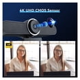 thumbnail image 3 of 8MP 4K Webcam Ai Auto Framing On 2K 124 ° FOV USB Type-C With Mic And Speaker Live Broadcast Video Calling Conference Web, 3 of 6
