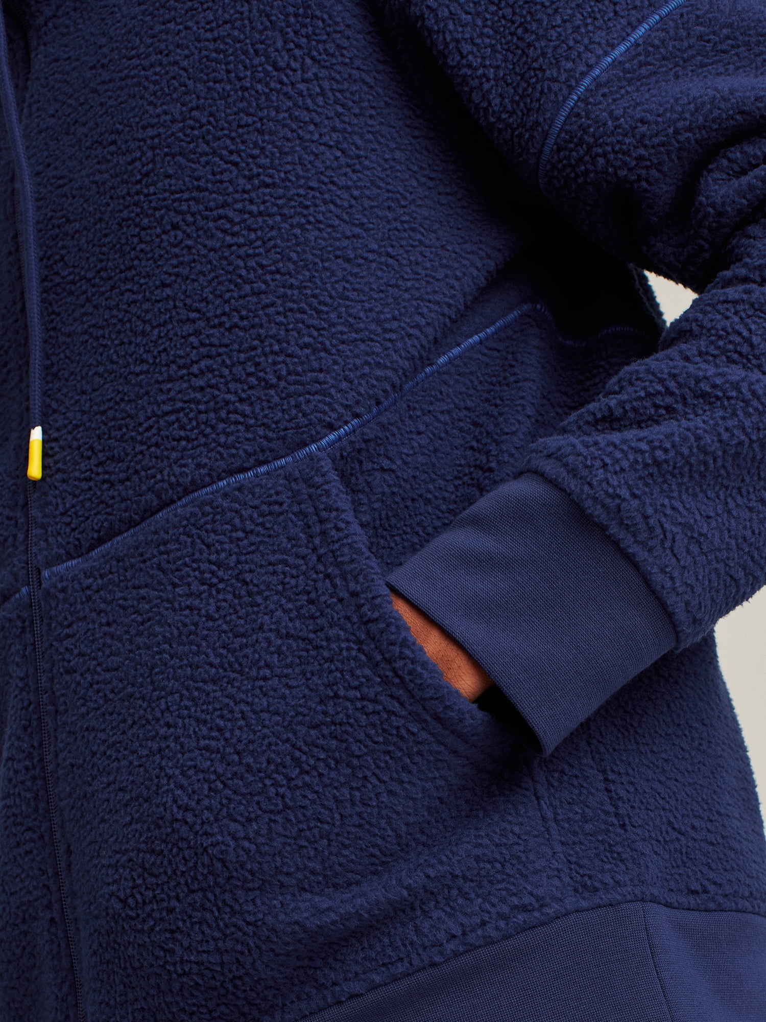 Bonobos Fielder Men's and Big Men's Sherpa Fleece Full Zip Hoodie, Up to Size 3XL