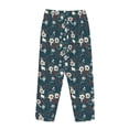 thumbnail image 5 of Naloa Vintage Floral Print Women’s Ultra-Soft Comfy Pajama Lounge Pants with Pockets & Drawstring, 5 of 8