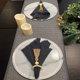 thumbnail image 2 of 10 piezas de servilletas de madera con borlas, para bodas o decoración de mesa Afortunado Sencillez, 2 of 2