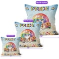 thumbnail image 4 of Maine Coon Celebrates Rainbow Pride Month LGBT LGBTQ+ Pillow Cushion Double Sided Cat Lover Kitten Owner Gifts Throw Pillow - 01003, 4 of 4