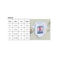 thumbnail image 7 of 4th of July Baby Girl Boy Clothes USA Flag One Piece Romper Bodysuit Summer Independence Day Baby Clothes, 7 of 7
