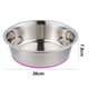 thumbnail image 2 of Comederos metálicos de acero inoxidable para perros | Base de goma antideslizante | Comederos ideales para comer y beber, 2 of 5