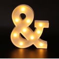 thumbnail image 1 of Decorative Letters Alphabet Letter LED Lights Luminous Number Lamp Decoration Battery Night Light Party Baby Bedroom Decoration, 1 of 5