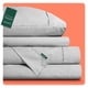 thumbnail image 1 of Juego DE Sábanas Dreamlab Premier 1800 Collection estampadas DE Microfibra Matrimonial Jaspeado gris 4 piezas, 1 of 9