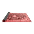 thumbnail image 2 of Ahgly Company Indoor Round Medallion Red Traditional Area Rugs, 4' Round, 2 of 4