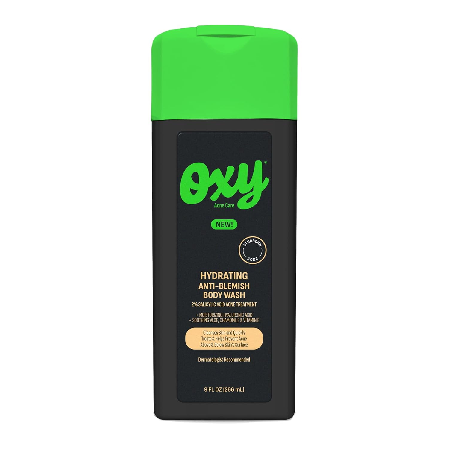 OXY Stubborn Acne Anti-Blemish Body Wash For Teens, 9 fl oz
