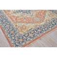 thumbnail image 2 of Exquisite Rugs Richmond Serapi Handmade Hand-Tufted New Zealand Wool on Canvas Red/Blue Area Rug, 2 of 4