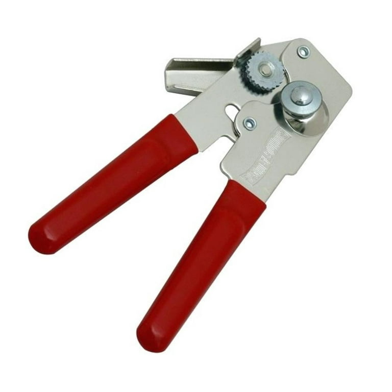 Swing-A-Way Compact Kitchen Can Opener with Ergonomic Comfort Handles - Red  - New 