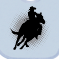 thumbnail image 4 of Inktastic Rodeo Rider Team Roping Boys Baby Bib, 4 of 4