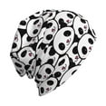 thumbnail image 6 of Rocae Cute Panda Face for Beanies Hats for Men Women Warm Chunky Knit Hats Winter Adult Milk Silk Knitted Beanie, 6 of 7