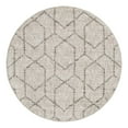 thumbnail image 3 of Unique Loom Eco Trellis Collection Area Rug - Mondo (3' 3" Round Ivory/Gray), 3 of 7