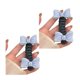 thumbnail image 1 of 2Pieces Bowknot Hair Elastic For Girls Lovely Scrunchie Hair Ties Hair Accessories For School Kids And Holiday Headwear Yellow, 1 of 4