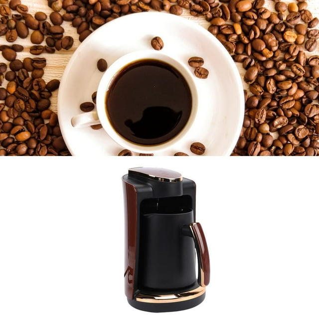 Coffee Turkish Coffee Maker 550W 250ML Single Cup Electric Turkish Greek Coffee Machine with Cup for Home Hot Beverage Brewing